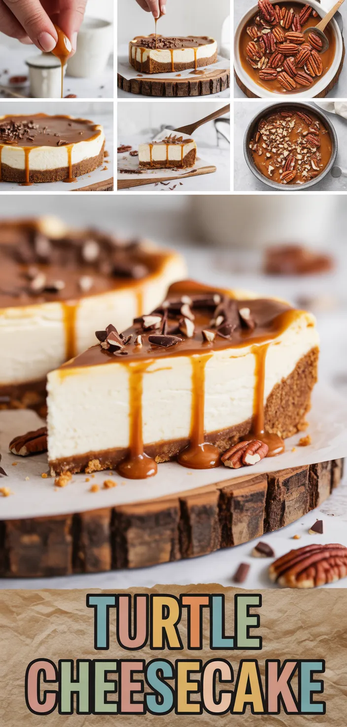 A photo of Turtle Cheesecake Recipe